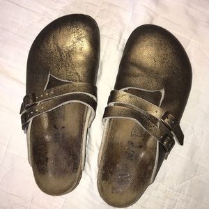 Slip on Metallic Clogs by Birkenstock